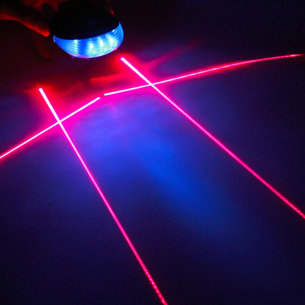 Flash Deal Hot 5 LED Ultra Bright Laser Beam MTB Mountain Bicycle Bike Cycling Rear Tail Warning Lamp Light Bike Accessories 11