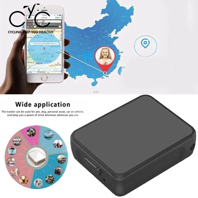 

EYCI Bike Bicycle Smart Mini GPS Tracker Anti Theft Shock Alarm Phone Alert Cycling Black