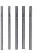 Tiartisan титановые питьевые серебряные соломки прямые и изогнутые металлические соломинки для молочных коктейлей, Замороженных Напитков, смузи, Пузырькового чая