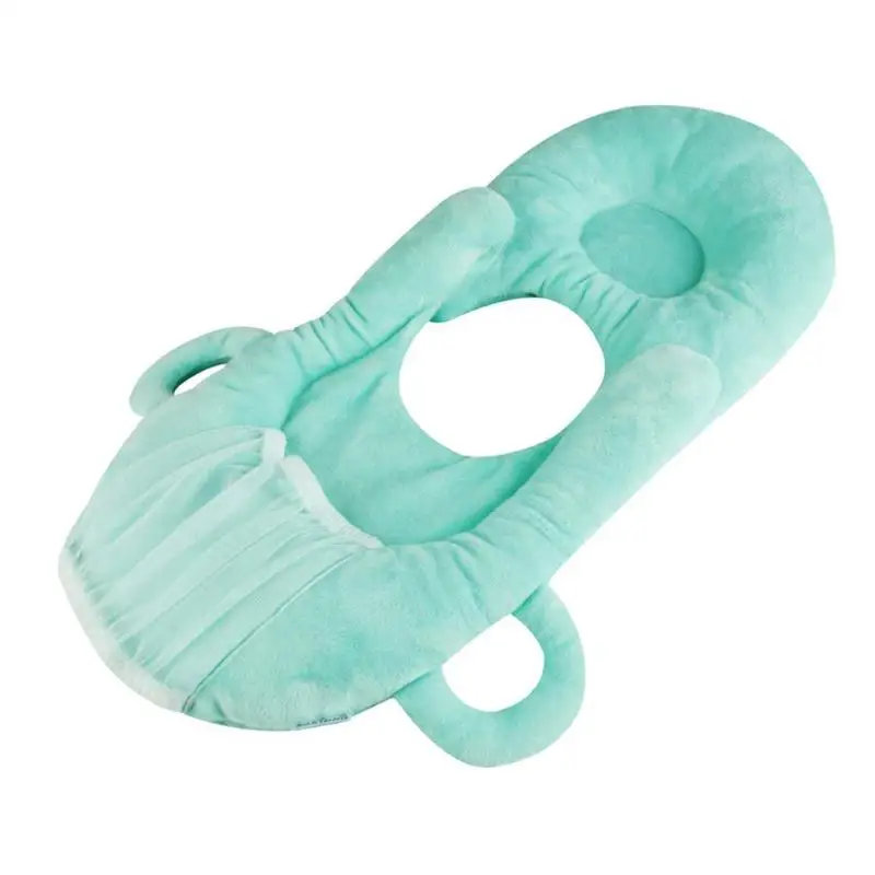 Baby Nursing Pillow Cushion Pure Color Baby Self Feeding Pillow Detachable Bottle Support Multi-function Infant Head Protect Pad