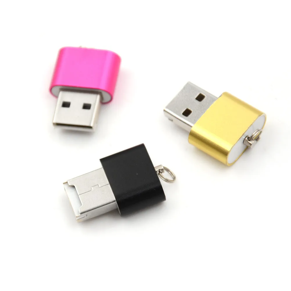 Мини-размер высокоскоростной USB 2,0 Micro SD TF T-Flash считыватель карт памяти Адаптер для планшетов/телефонов 480 Мбит/с USB 2,0 OTG адаптер