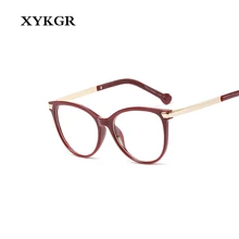 XYKGR круглые очки ретро обувь для мужчин и женщин модели очки рамки черный рамки красный оптический оправа для Компьютерных Очков