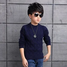 Осень/зима свитер для мальчика Детский свитер детская одежда вязаная одежда подходит для роста 100 см до 160 см 909