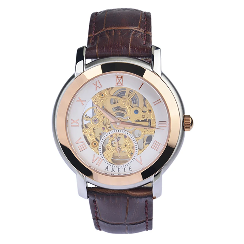 2016 Luxury Brand Automatic mechanical watch 30M water wristwatches leather strap sports men Automatic mechanical watch