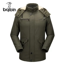 Новая зимняя куртка мужская брендовая одежда верхняя одежда флисовые толстые куртки теплое хлопковое пальто ветрозащитная Парка мужская плюс размер 4XL