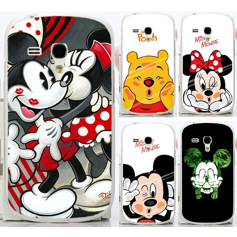 Окрашенные Животных Микки Маус Утка Крышка Case Phone Для Samsung Galaxy S3 SIII I9300 mini i8190