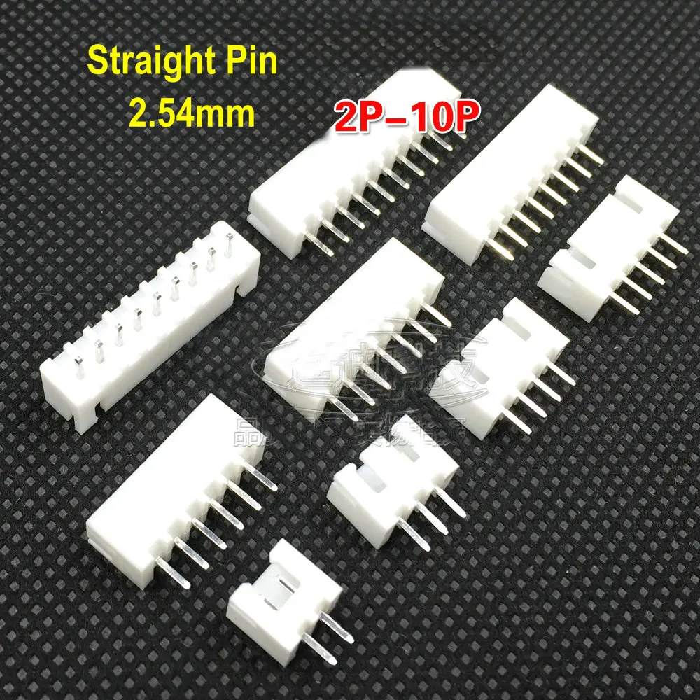 1000pcs/lot XH2.54 2.54mm Pitch Terminal Straight Pin Socket Connector