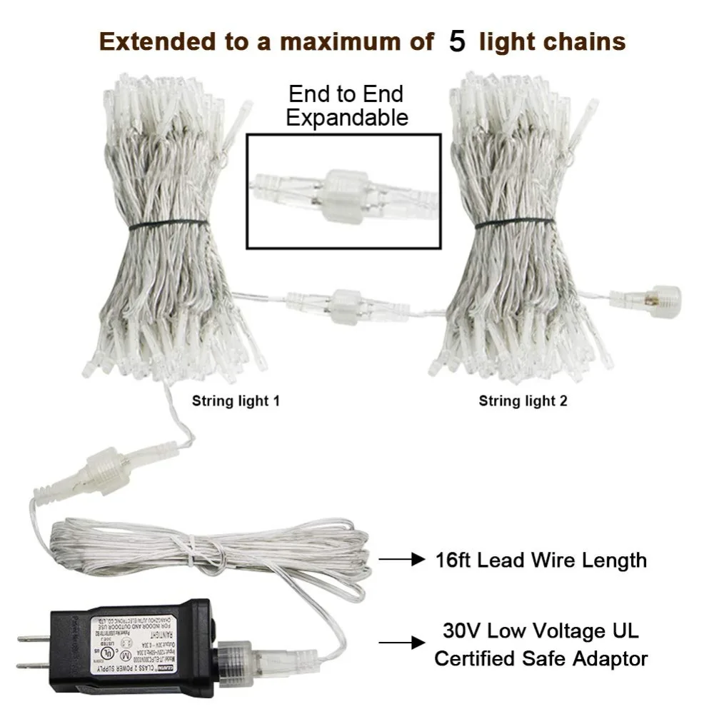 10M 20M 30M 50M 100M 24V Safe Voltage LED String lights Outdoor Waterproof Christmas Trees Xmas Party Wedding Decoration Garland 10M 20M 30M 50M 100M 24V Safe Voltage LED String lights Outdoor Waterproof Christmas Trees Xmas Party Wedding Decoration Garland