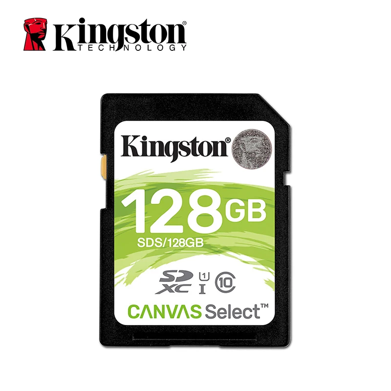 Kingston SD карта 128 Гб карта памяти класс 10 SDHC SDXC 64 ГБ 32 ГБ 16 ГБ cartao de memoria uhs-i HD видео для камеры с кардридером - Емкость: 128GB