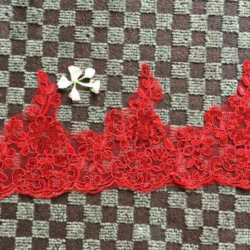 

9Yards DIY Craft Lace Trim Guipure Lace Embroidered Appliques Ribbon Sewing Supplies Bridal Lace Applique Wedding Dress