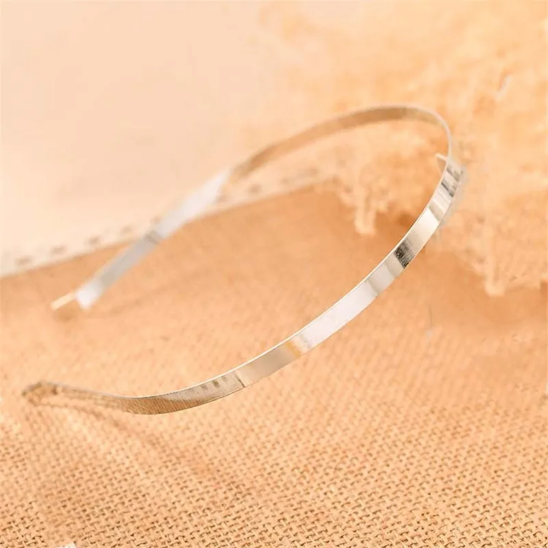 10pcs 2/4/6/8/10mm Width Steel Metal Head Bands Hair Headbands Frames Base Setting Accessories for DIY Craft Jewelry Women jewelry accessories hair accessory
