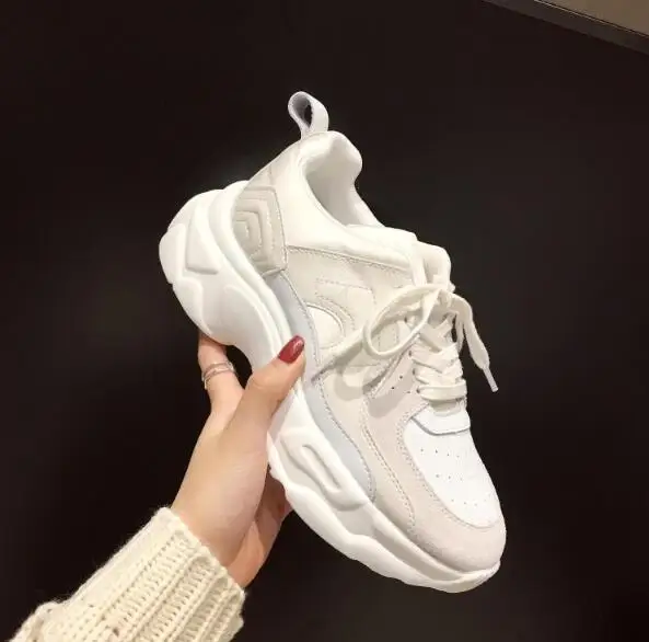

women platform shoes Walking Shoes Casual Sport women flats Fashion Height Increasing Woman 2018 Breathable Mesh Wedges Sneakers