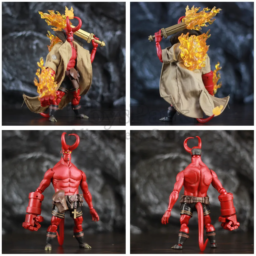 Hellboy Anung Un Rama 1/12 6 &quotфигурка фартук меч ружье ко 1000 игрушки Mignola большой ребенок