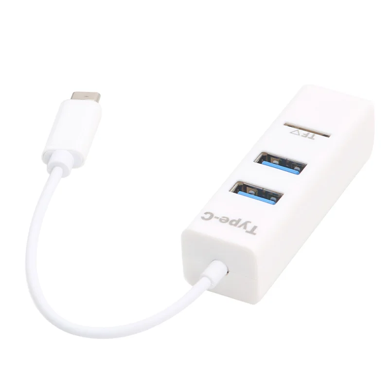 USB3.1 Тип C до 3-Порты USB3.0 TF Micro-SD карта концентратор для устройства чтения sd-карт для Macbook-Новинка; Лидер продаж