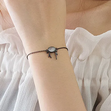 Antler bracelet 100% 925 Sterling Silver Jewelry fashion hypoallergenic bracelets for girl gift