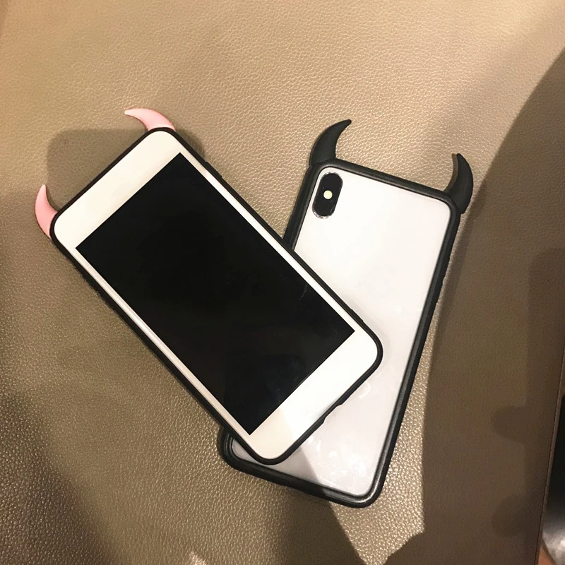 Devil угловой силиконовый защитный чехол для телефона XS MAX