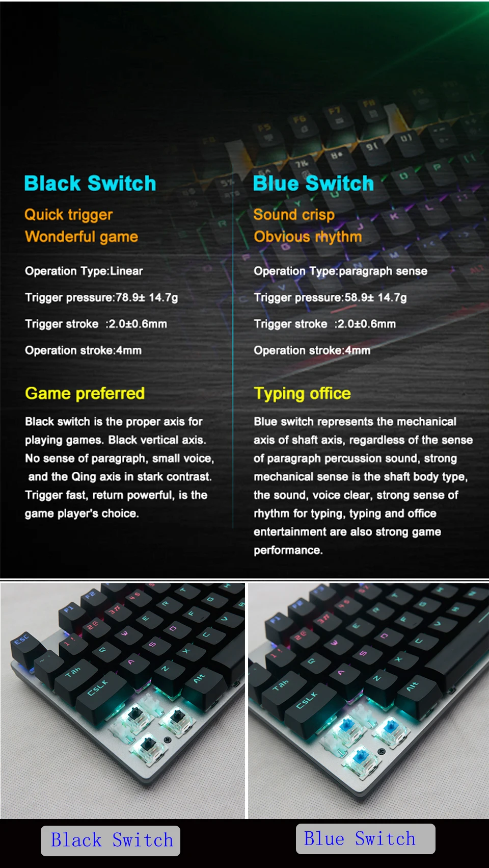 gaming Mechanical Keyboard  2