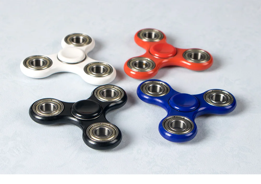 4 вида цветов Tri-Spinner Непоседа игрушки пластик для развития рук Spinner Спиннер антистресс для людей с синдромом аутизм и СДВГ игрушки-спиннеры