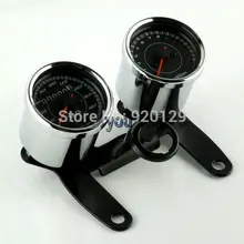 Мотоцикл спидометр одометр+ EFI Тахометр спидометр тахометр кронштейн крепление для Honda Yamaha Suzuki Kawasaki Универсальный