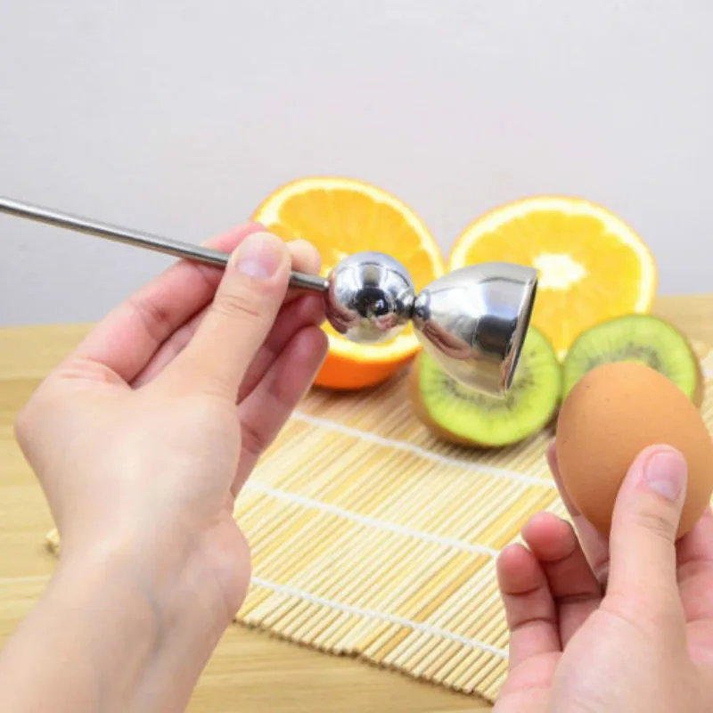 

Eggs Topper Shell Cutter Open Opener Boiled Kitchen Raw Gadgets Stainless Steel