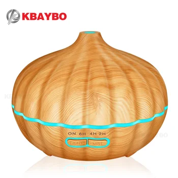 

EJOAI 550ml Wood Grain Ultrasonic Air Humidifier Aromatherapy Essential Oil Diffuser for Home Bedroom Office