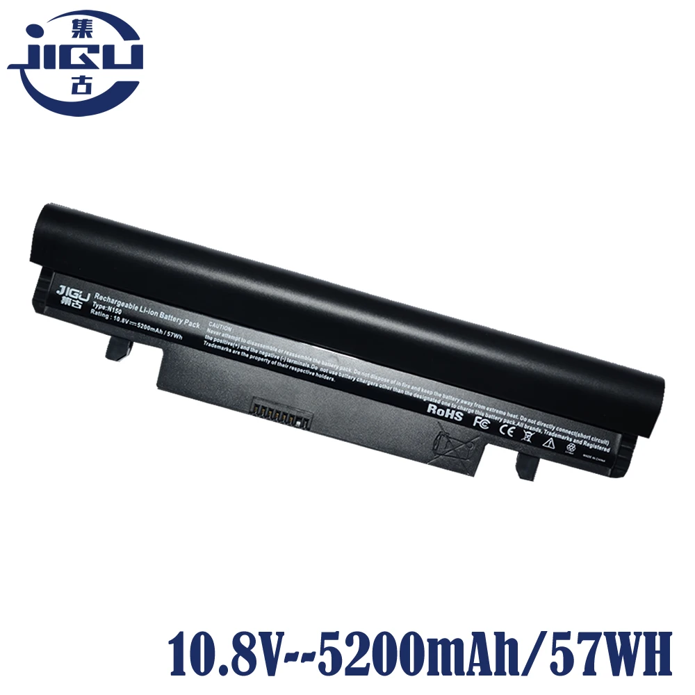 Tanie JIGU bateria do samsunga N143 N145 N148 N150 N250 N250P N260 N260P Plus na Laptop 6 komórki