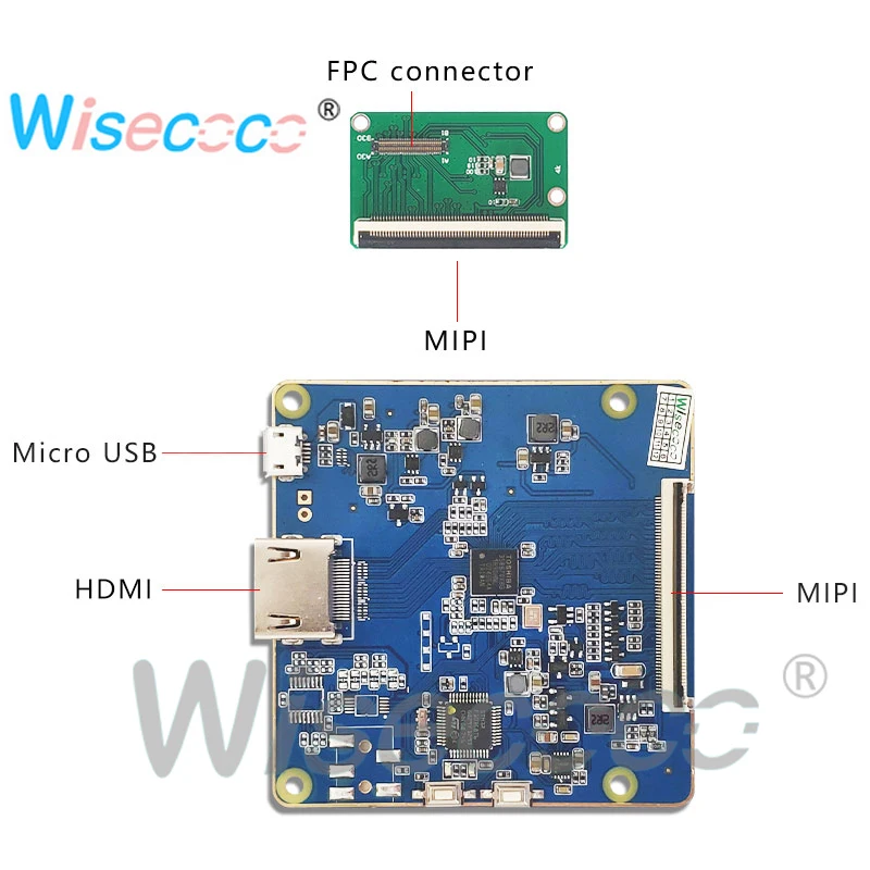Polegada 4k Display Lcd 3840x2160 Uhd Ips Tela Mipi Placa de Motorista Ultra Claro 4k Display 5 Painéis e LCDs p/ tablet - Imagem 5