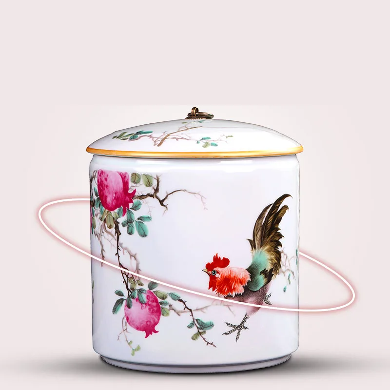 Керамический чайный горшок Jingdezhen Puer большого размера семь панкейков креативный