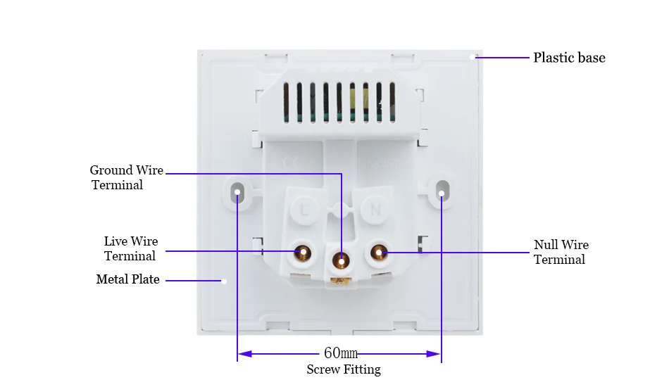 WELAIK закалка-стекло-Панель ЕС стены-розетка питания-и 2USB питания-розетка Великобритании-стандарт B18E2USW