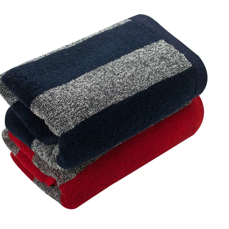 Simaifei 2017 Fashion Striped Contast Color Face Towels 34cm*76cm Brand