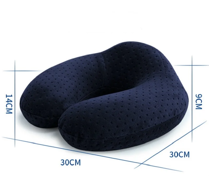 1pc U-shaped Neck Pillow Memory Foam Car travel air plane home Pillow Neck Head Support Office Cushion Comfortable Travel Pillow