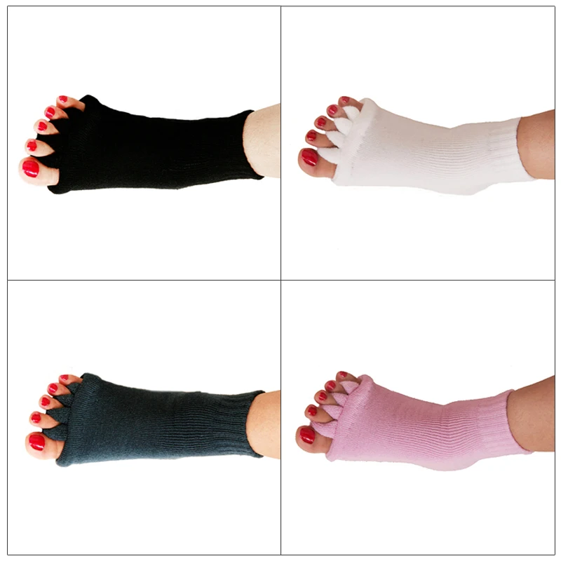 1Pair Five Toe Socks Bunion Corrector Orthotics Separators for Hallux Valgus Pain Relief Foot Care Pedicure Tools 1Pair Five Toe Socks Bunion Corrector Orthotics Separators for Hallux Valgus Pain Relief Foot Care Pedicure Tools