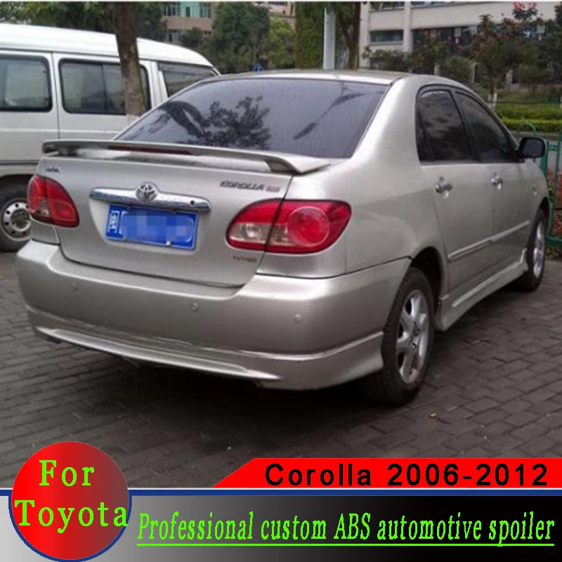 Высококачественный спойлер из АБС пластика для Toyota Corolla 2006 2012 праймер заднего