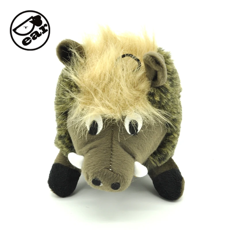 Dogs Toy Puppy 8 inch Plush warthog design Sound Squeaky Toy for Dogs