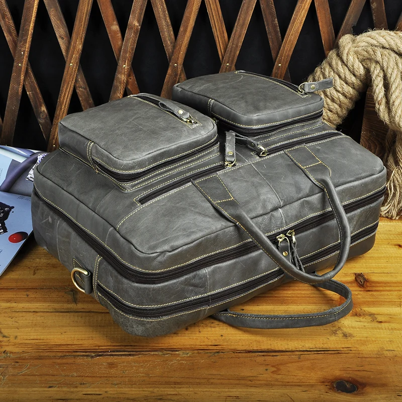 Качество кожи моды большой Ёмкость Бизнес Портфели сумка мужской Дизайн путешествия чехол для ноутбука портфель сумка k1013g