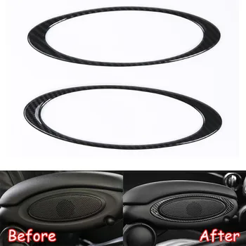 

For Mini Cooper F55 F56 F57 Hatchback Convertible Car Central Console Armrest Storage Box Side Decoration Trim Ring Accessories