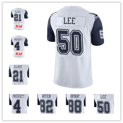 New Men's 2016 Stitiched #21 Ezekiel Elliott #4 Dak Prescott Emmitt Smith #50 Sean Lee #82 Jason Witten #88 Dez Bryant | Спорт и
