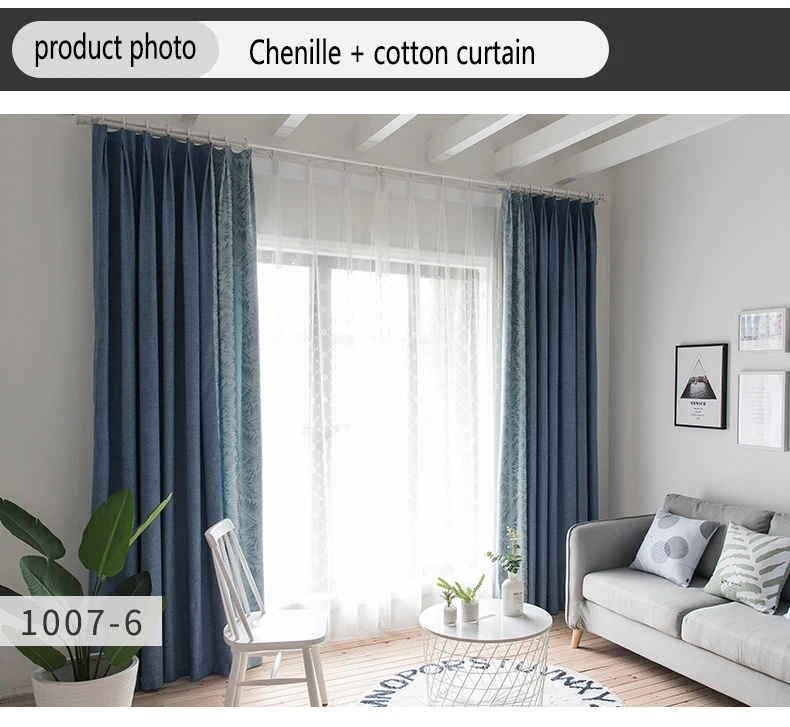 Sale Solid Color Faux Linen Blackout Curtains for Living Room Modern Curtains for Bedroom Window Curtains kitchen Curtains Blinds 9