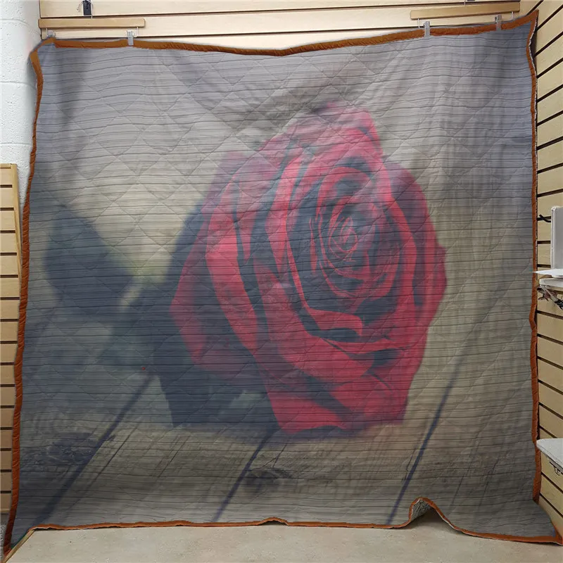 

Quilt Blanket Rose Colchas Para Cama Colchas De Verano Edredon Verano Duvet Cover Travel Blanket Drop Shipping