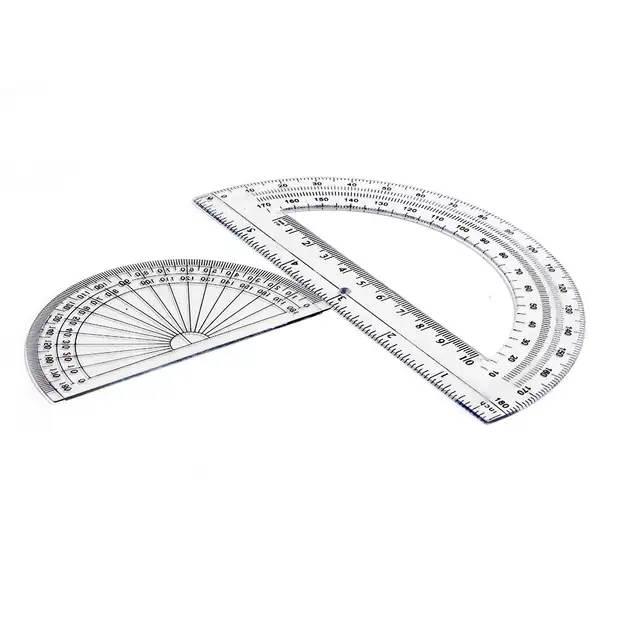 Placeholder 22 Pack Plastic Protractors Inches And 4 Inch Clear Placeholder 22 Pack Plastic Protractors Inches And 4 Inch Clear