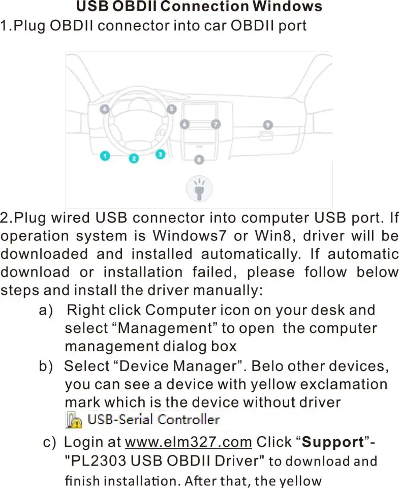2) Real FT232RL Chip ELM327 USB V1.5 ODB2 Car Diagnostic Interface Scanner ELM 327 USB OBDII ELM-327 OBD 2 Auto Diagnostic-Tool1
