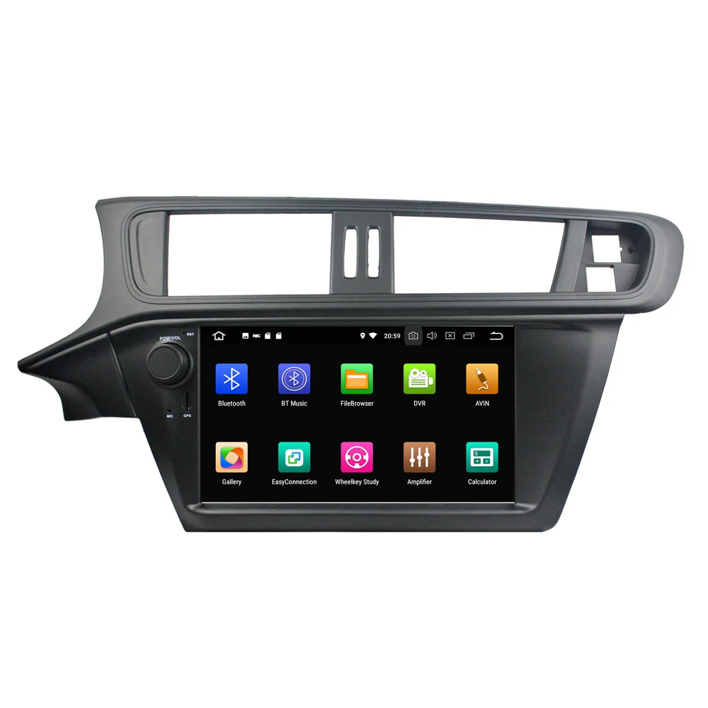 

KLYDE 8 Core 9" 1 Din Android 8.0 Car Multimedia Player For Citroen C3 2005-2011 Car Audio Stereo Radio Car DVD Player