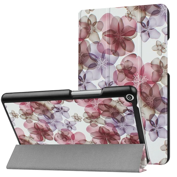 

Folio stand cover case for 2017 Huawei MediaPad T3 8.0 KOB-L09 KOB-W09 PU leather case for Honor Play Pad 2 8.0 tablet+gift