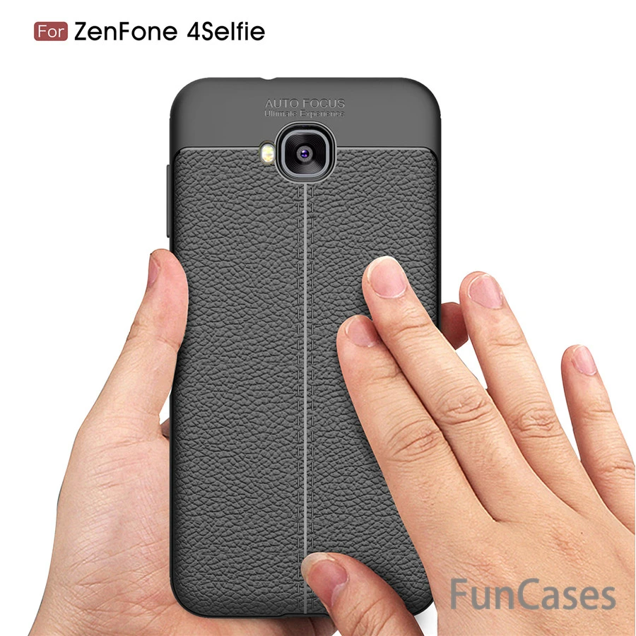 For Asus ZenFone 4 Selfie ZD553KL Cases ZD553KL Cover Luxury TPU Silicone Imitation Leather Phone Case balr fashion Accessory