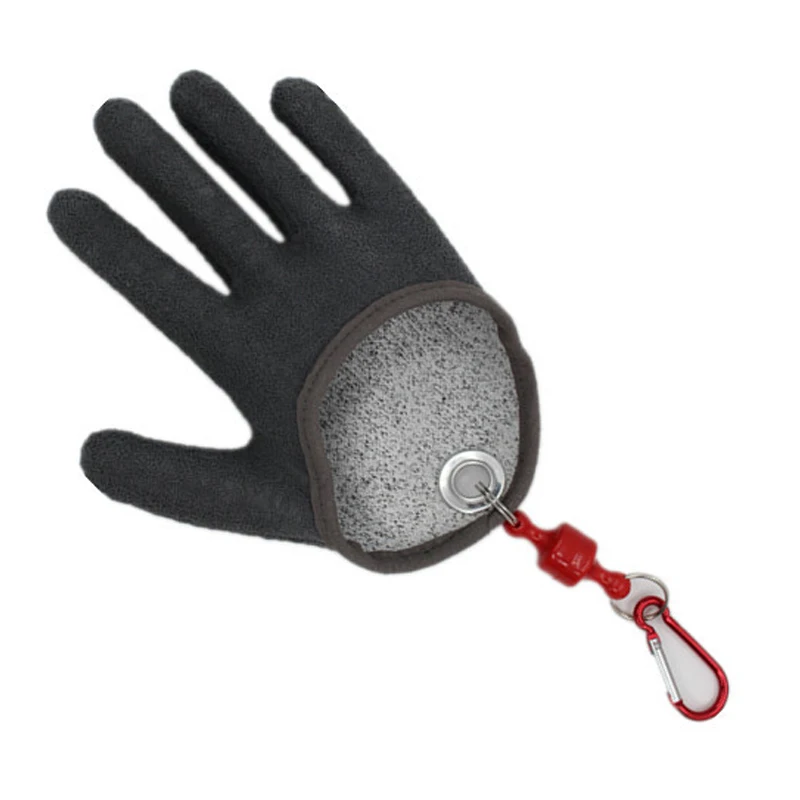 1 шт. рыболовные перчатки для передачи безопасности рыбы с магнитным отпуском, перчатки для рыбалки, противоскользящие, левые, правые, половинчатые перчатки