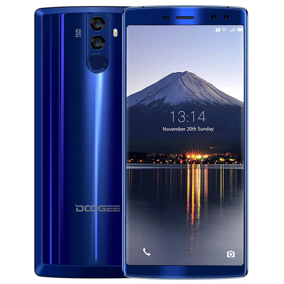 DOOGEE BL12000 смартфон 12000 мАч superbattery 6," 18:9 MT6750T Восьмиядерный 16 МП 4 камеры 4 ГБ 32 ГБ Android 7,0 мобильный телефон 4G - Цвет: blue