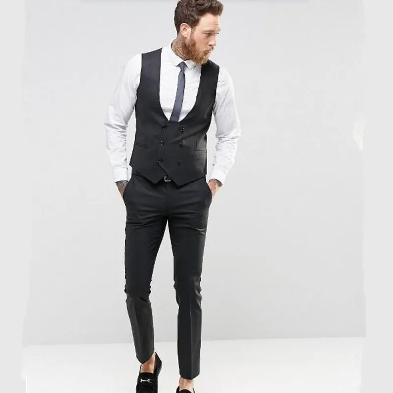 new-Suit-ma3-jia3-Black-double-breasted-men-waistcoat-Fashion-groom-tuxedos-vest-high-quality-wedding