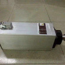 Четырехтактный двигатель с воздушные охлаждением квадратный 18000 об/мин 3.7KW 380 V 7.8A 300 Гц ER25 электродвигатель вращения шпинделя для деревообработки MD65-18ZF-3.7