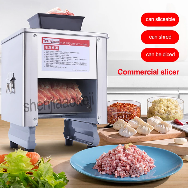 New upgrade Electric meat slice meat slicer Home automatic vegetable cutting machine Commercial cut fish slice cutting machine New upgrade Electric meat slice meat slicer Home automatic vegetable cutting machine Commercial cut fish slice cutting machine