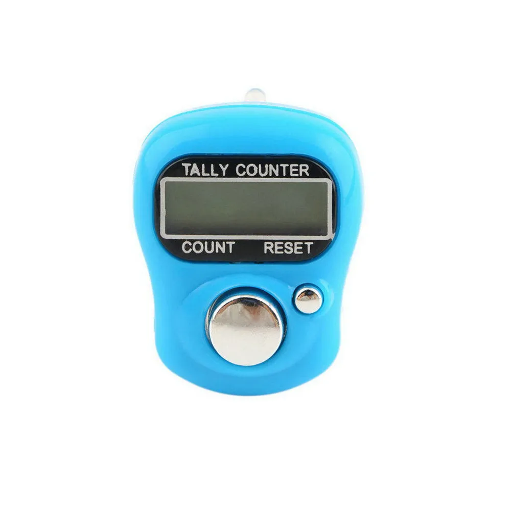 

Digital LCD Electronic Golf Finger Hand Ring Knitting Row Tally Counter TALLY Pedometer Outdoor Survival #30